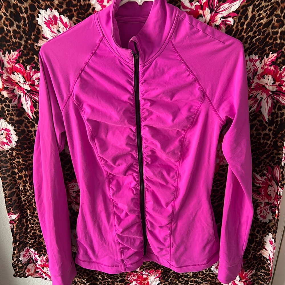 Victoria’s Secret BBL jacket, small pink workout zip up